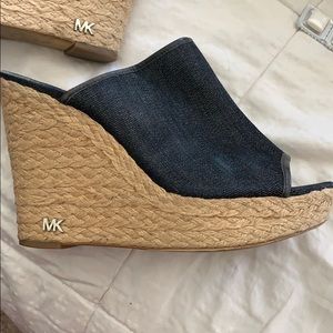 Michael Kors wedge Denim